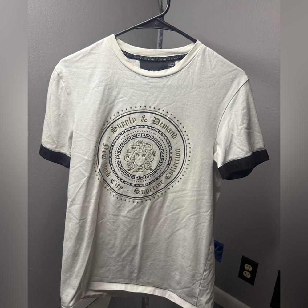 Supply & demand White and Black Men's T-Shirt